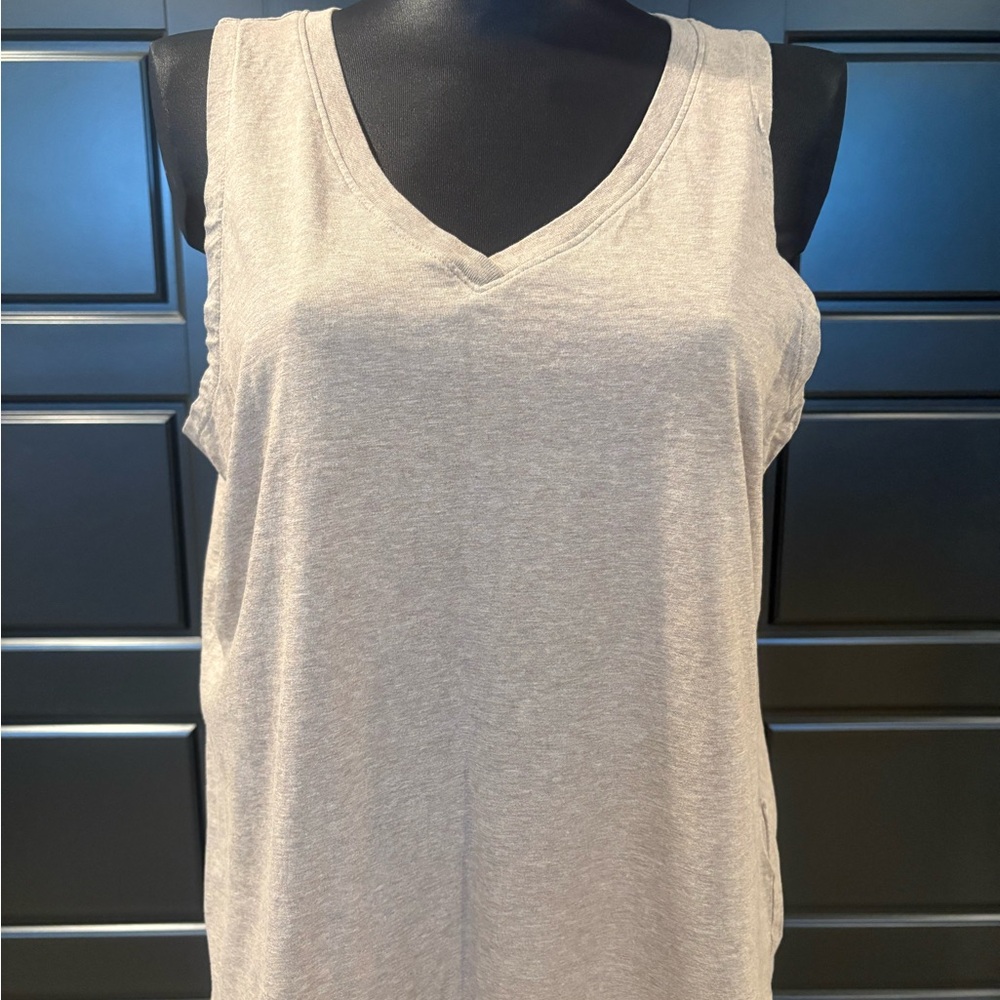 Pact Women's Taupe Heather Tank Top
